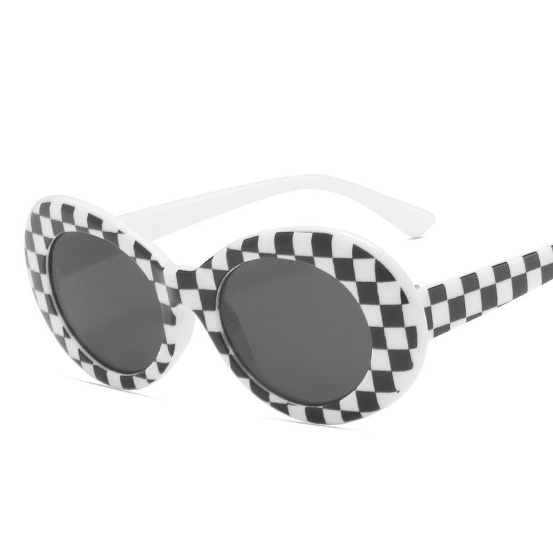 oval frame colorful sunglasses, view 2 - MRSLM