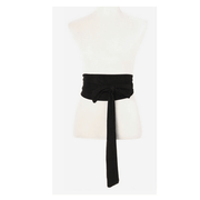 ladies wide vintage cloth belt, view 6 - MRSLM