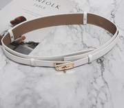 women's simple imitation leather belt, view 4 - MRSLM