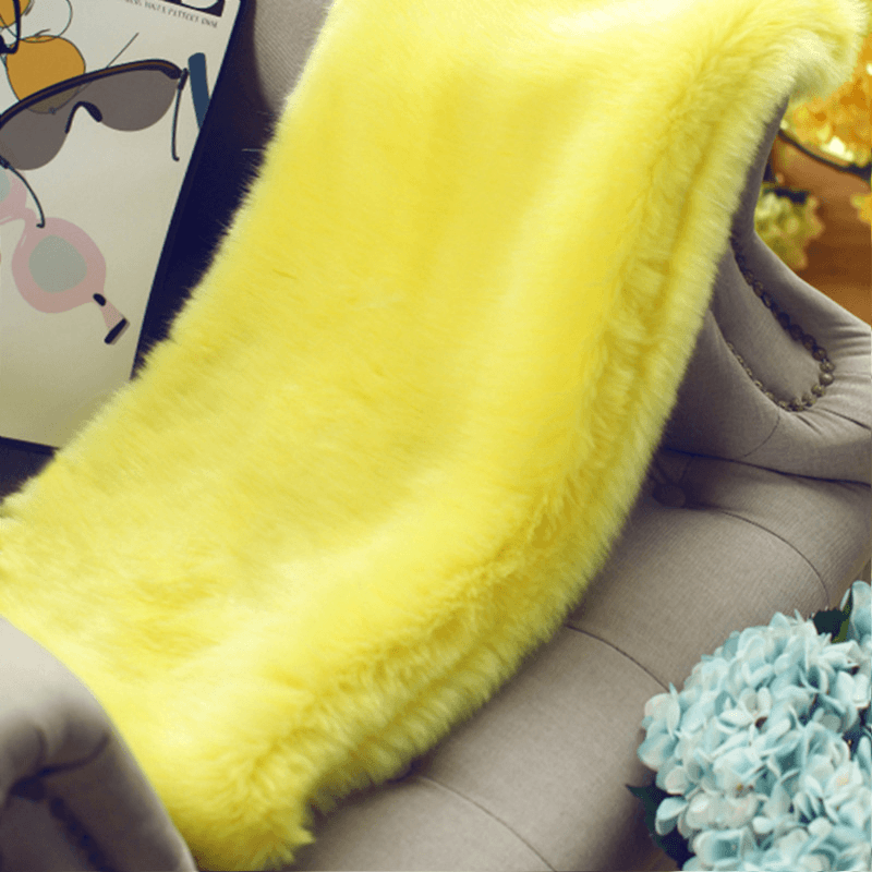 women's faux fox fur collar scarf shawl, view 9 - MRSLM