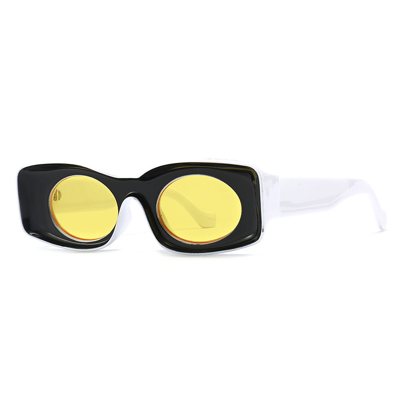 small square diamond sunglasses, view 3 - MRSLM