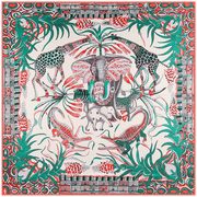 large square faux silk scarf, view 14 - MRSLM