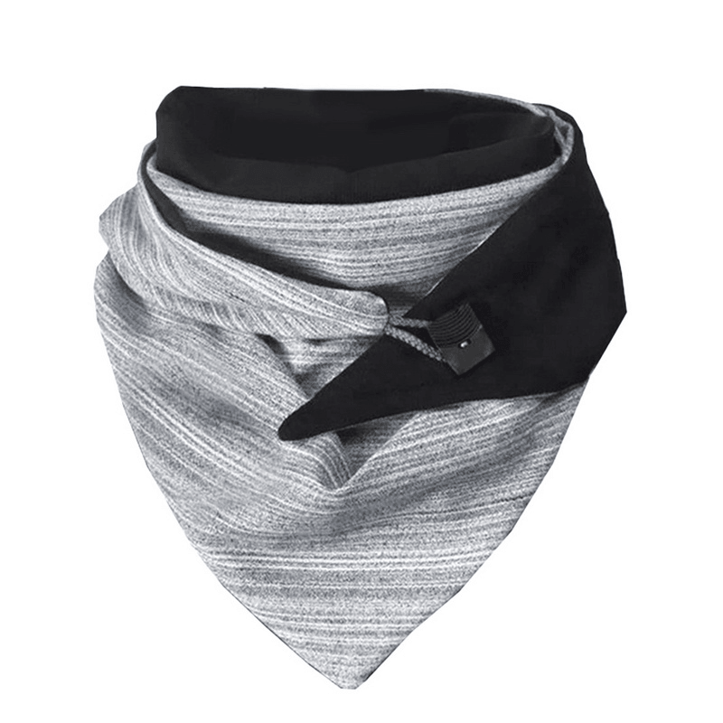 Padded warm printed shawl scarf, view 18 - MRSLM
