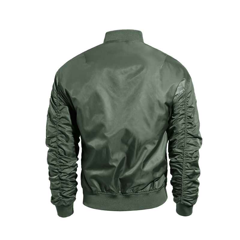 men's MA1 pilot baseball jacket, view 3 - MRSLM