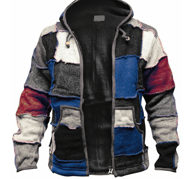 men's hooded winter sweater, view 4 - MRSLM