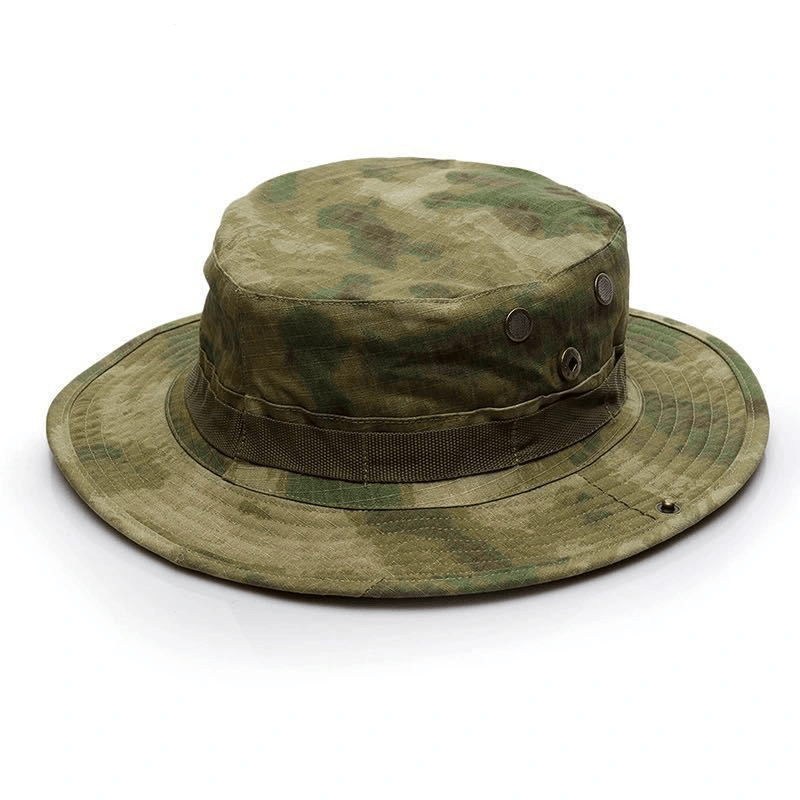 camouflage wide-brim hat, view 10 - MRSLM