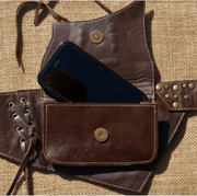 Renaissance PU leather belt bag, view 4 - MRSLM