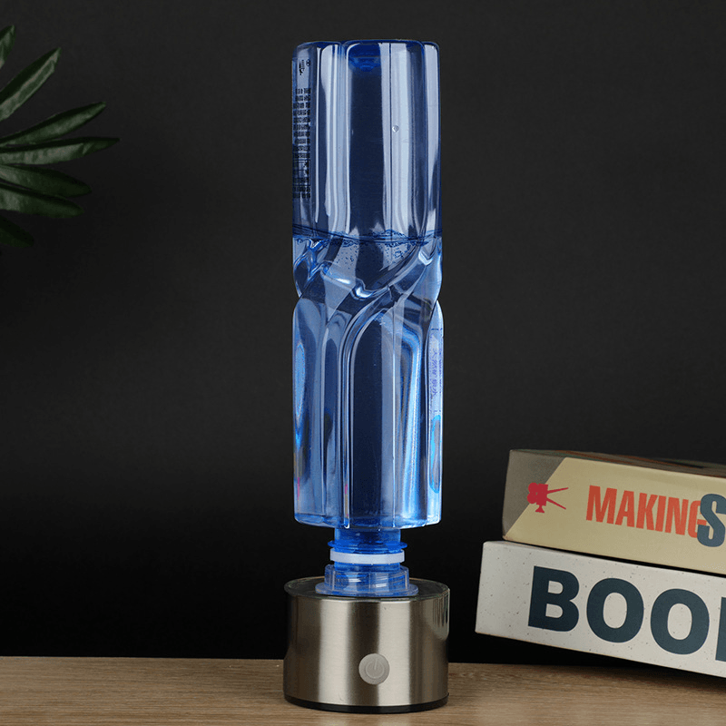Ipree® 450Ml Hydrogen-Rich Water Ionizer Maker Cup Generator Glass Bottle Mug USB Charging Glass Water Bottle - MRSLM
