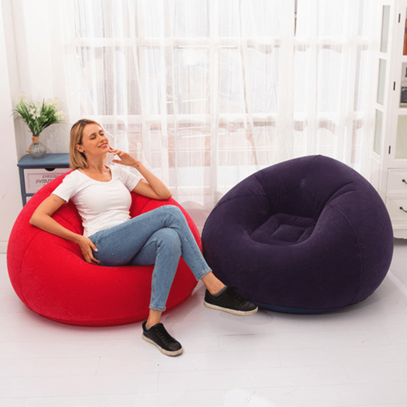 Large Pouf Lazy Sofas Lounger Couch Living Room Furniture Beanbag Tatami - MRSLM