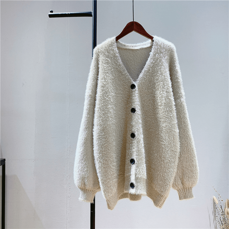 women's knitted poncho sweater coat - MRSLM