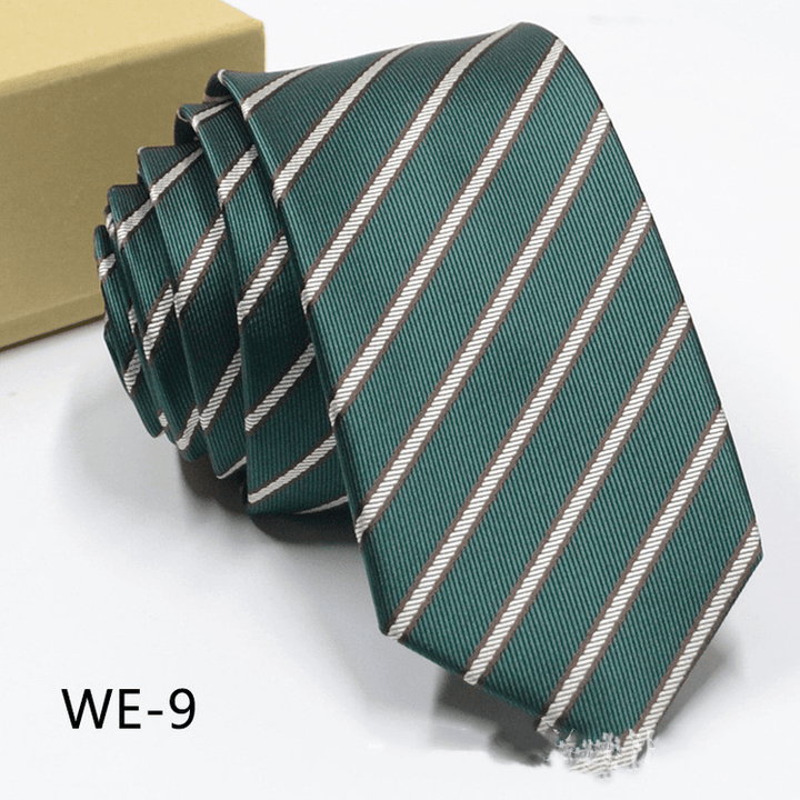 6CM Trendy Men'S 1960 Needle Fine Made Nano Waterproof Tie - MRSLM