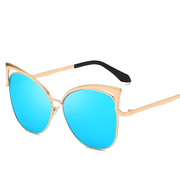 Women's colorful lens metal sunglasses, view 10 - MRSLM