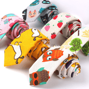 cartoon animal print tie, view 23 - MRSLM