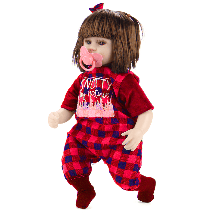 16.5" Lifelike Reborn Baby Doll Silicone Newborn Doll Handmade Doll Kids Gift - MRSLM