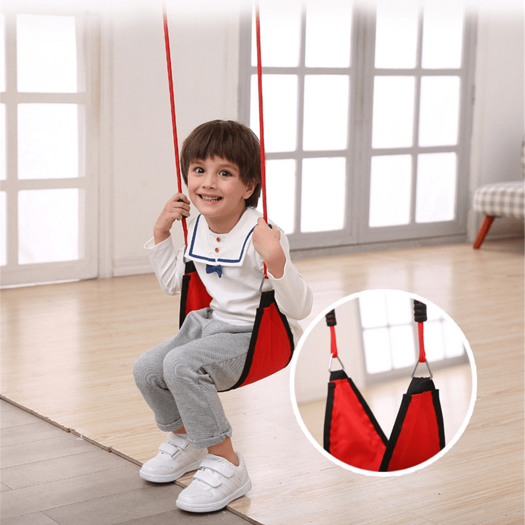 Foldable Kids Play Swing Tree Garden Chair Seat Indoor Outdoor Rope for Children - MRSLM