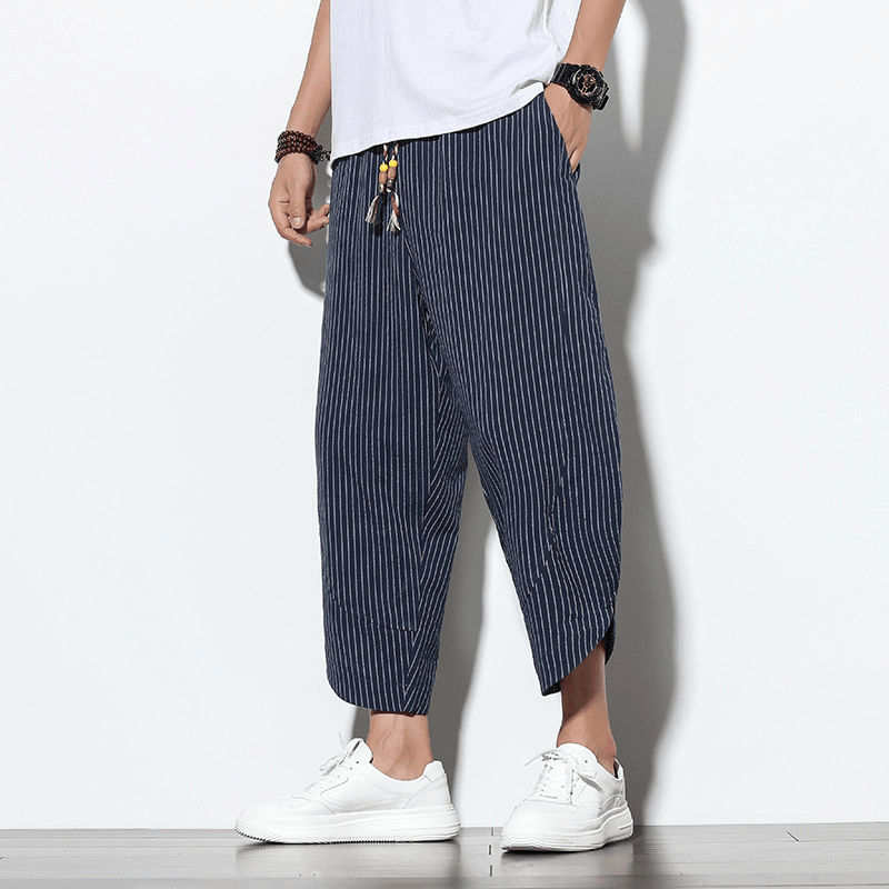 men's striped harem pants - MRSLM