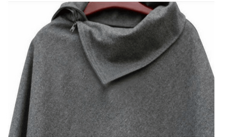 Women's loose cape coat shawl, view 8 - MRSLM