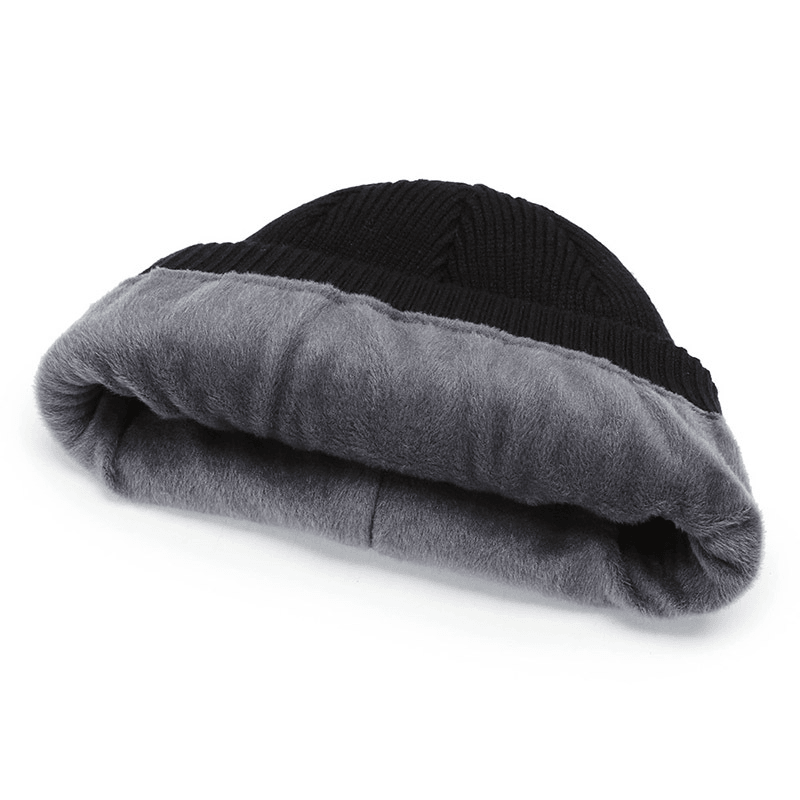 winter warm acrylic knitted hat, view 3 - MRSLM