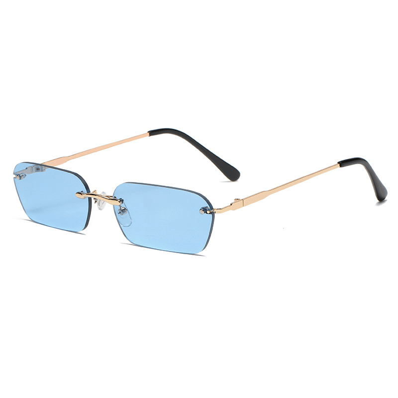 square metal frame sunglasses, view 4 - MRSLM