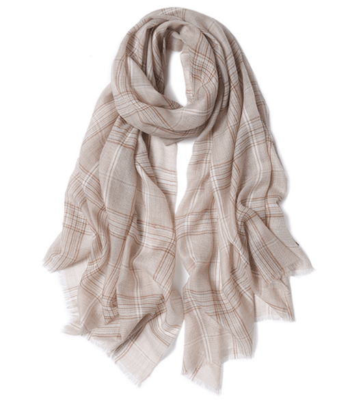 thin worsted cashmere shawl - MRSLM