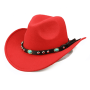 Felt jazz hat with rivet and curled edge, view 7 - MRSLM