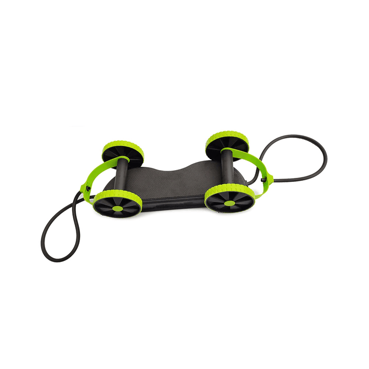 Double Ab Roller Abdominal Trainer Multifunctional Core Puller Roller Slimming Muscle Fitness Exercise Tools - MRSLM