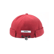 Creative letters drawstring flat cap, view 2 - MRSLM