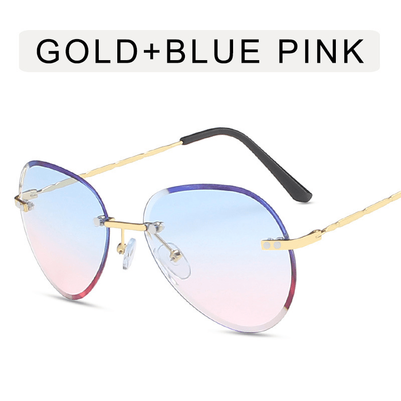 womens frameless sunglasses, view 11 - MRSLM