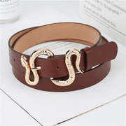 snake buckle PU belt, view 5 - MRSLM