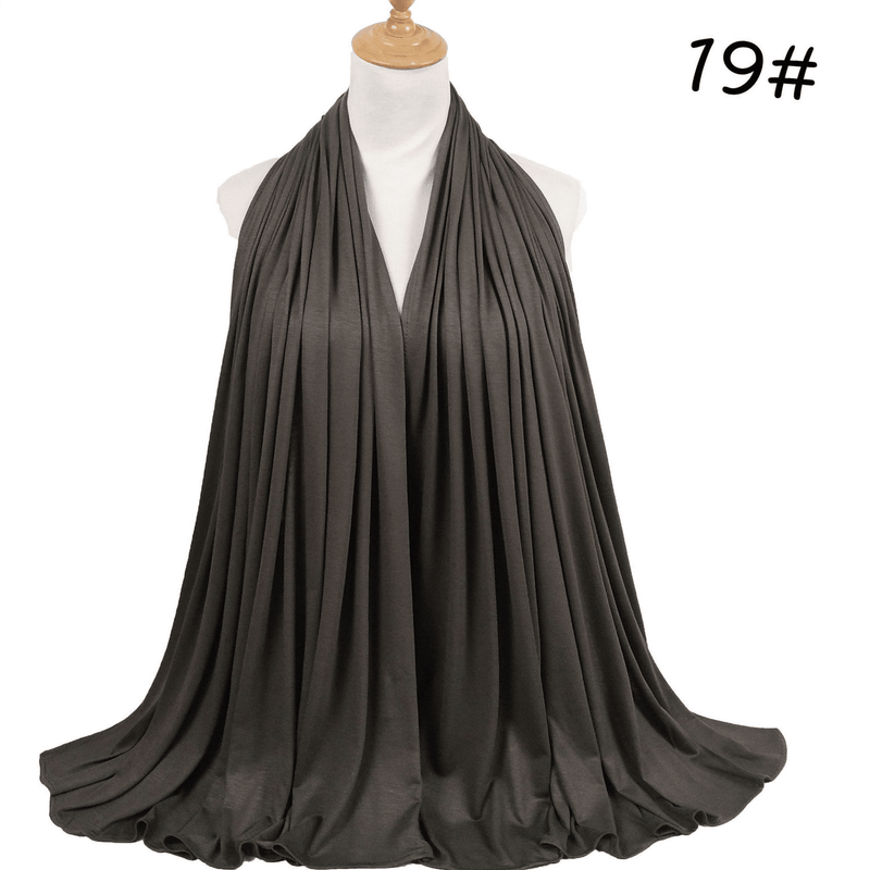 large modal cotton long scarf, view 19 - MRSLM