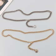 simple metal waist chain, view 6 - MRSLM