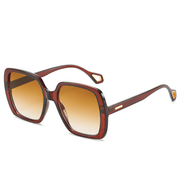 Women's retro square sunglasses, view 2 - MRSLM