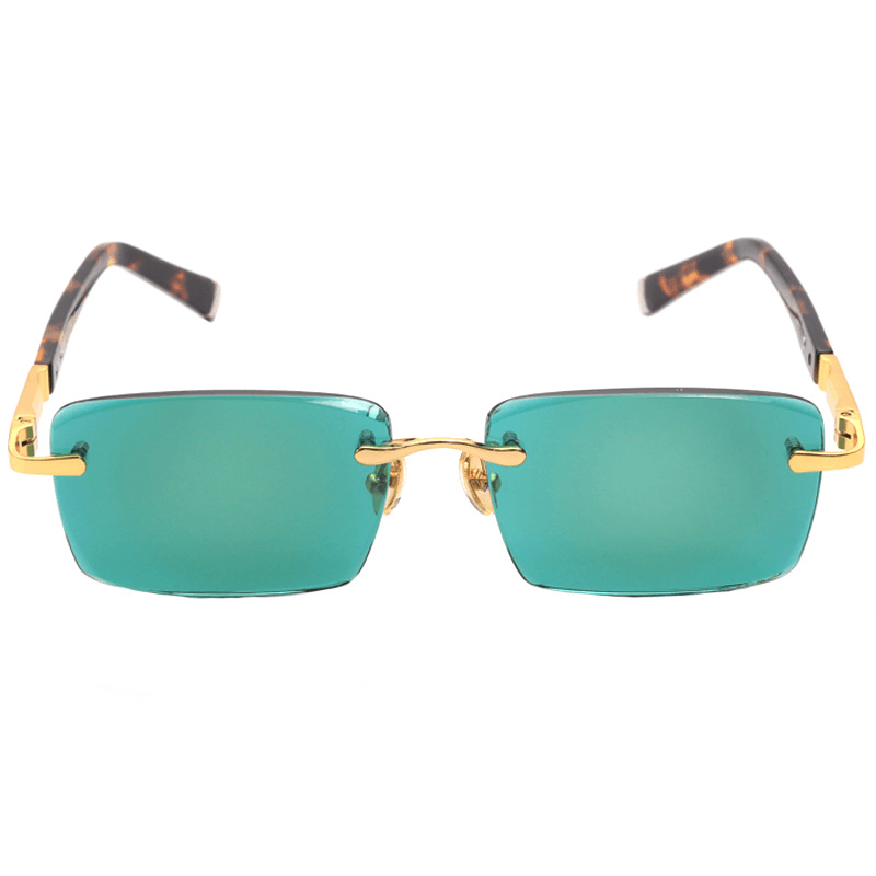 dark green crystal lens sunglasses, view 4 - MRSLM