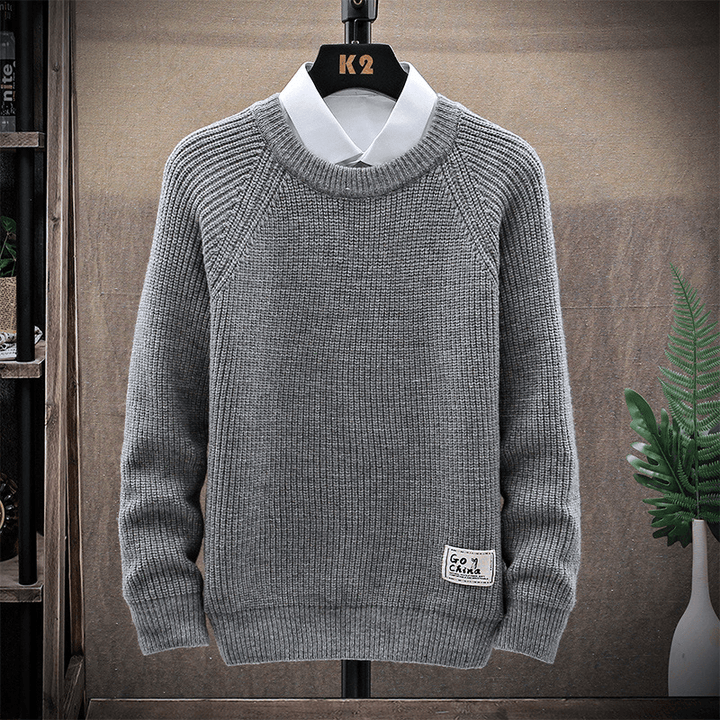 Men's Trendy Casual Long-Sleeved Sweater - MRSLM