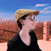 plaid peaked cap, view 11 - MRSLM