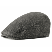 men's British retro striped beret, view 4 - MRSLM