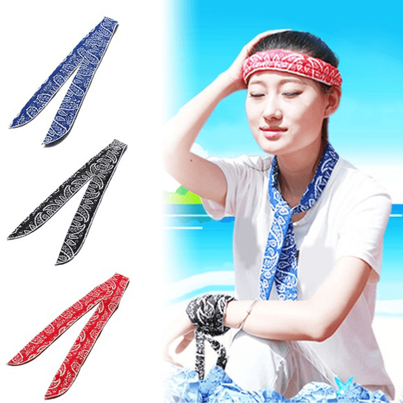 polyester sports cooling towel, view 7 - MRSLM