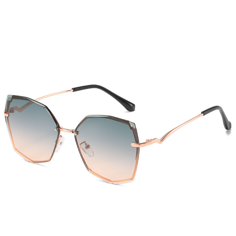 polygonal ocean lens sunglasses, view 5 - MRSLM