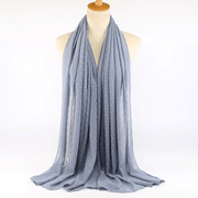 thick chiffon long scarf, view 6 - MRSLM