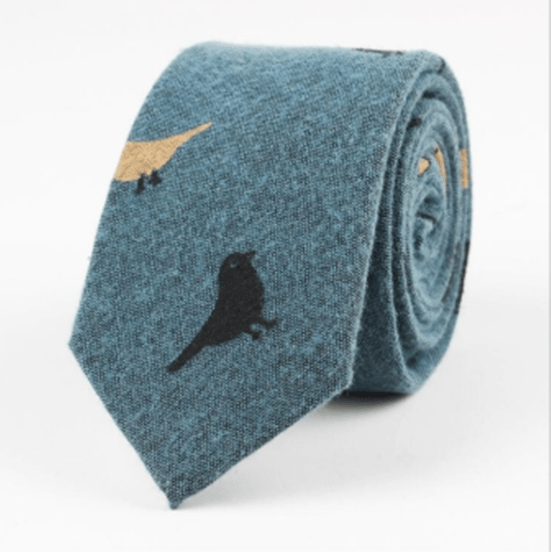 cartoon animal cotton tie, view 4 - MRSLM