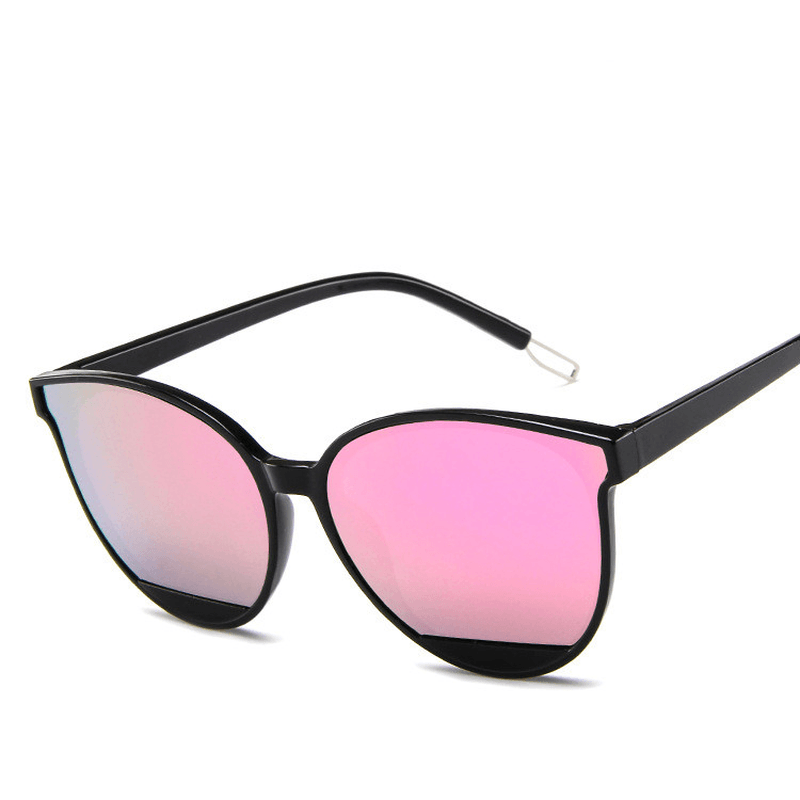 ladies round frame sunglasses, view 3 - MRSLM