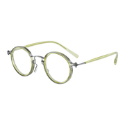 Retro round blue light filtering glasses, view 5 - MRSLM