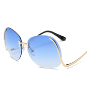 Frameless ocean lens sunglasses, view 6 - MRSLM