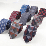 men's ultra-narrow wool tie - MRSLM
