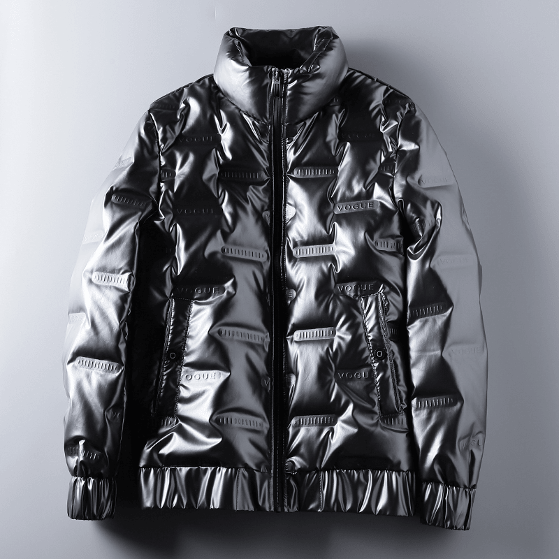 Men's winter down jacket, view 2 - MRSLM