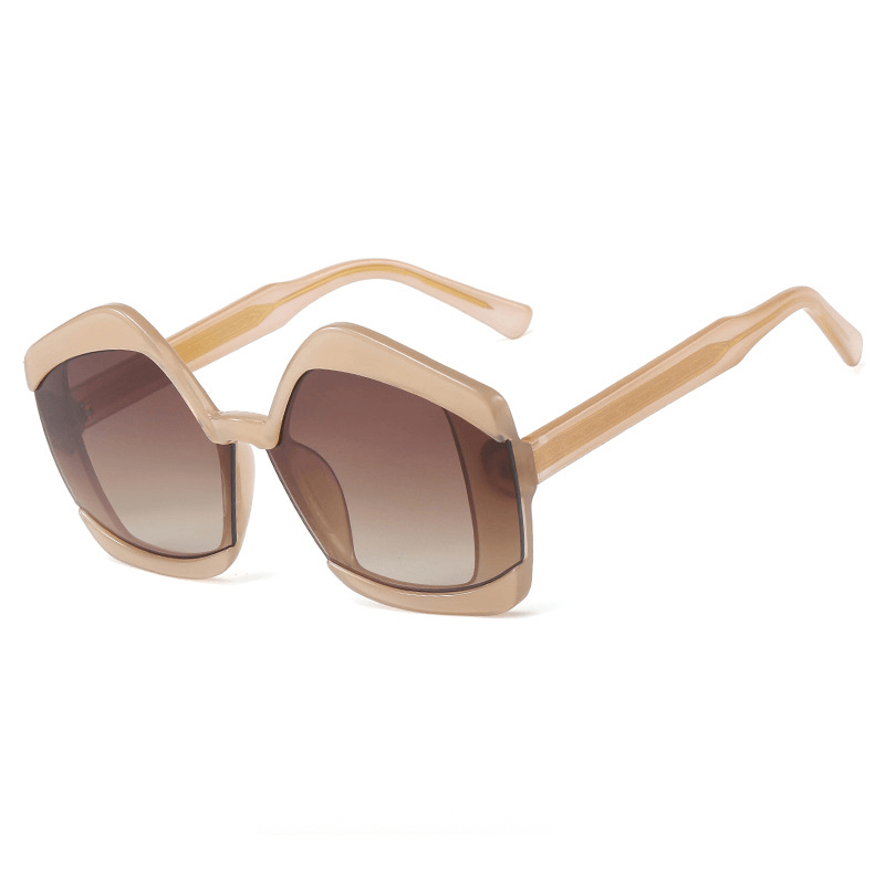 irregular large frame sunglasses, view 4 - MRSLM
