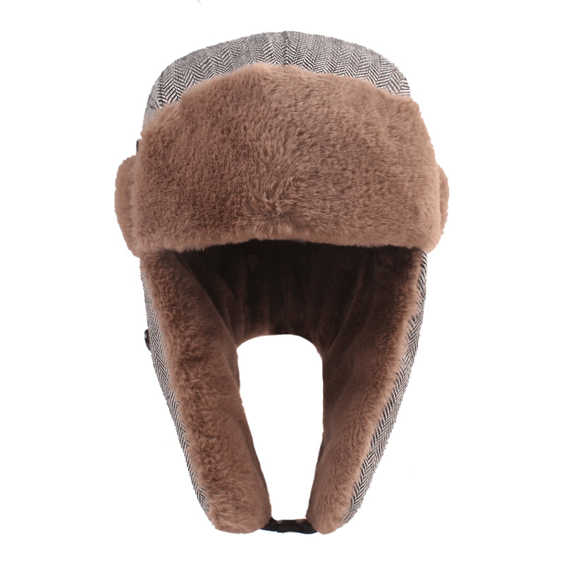 Men's thick snow cap with ear protection, view 6 - MRSLM