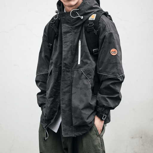 japanese casual hooded jacket - MRSLM