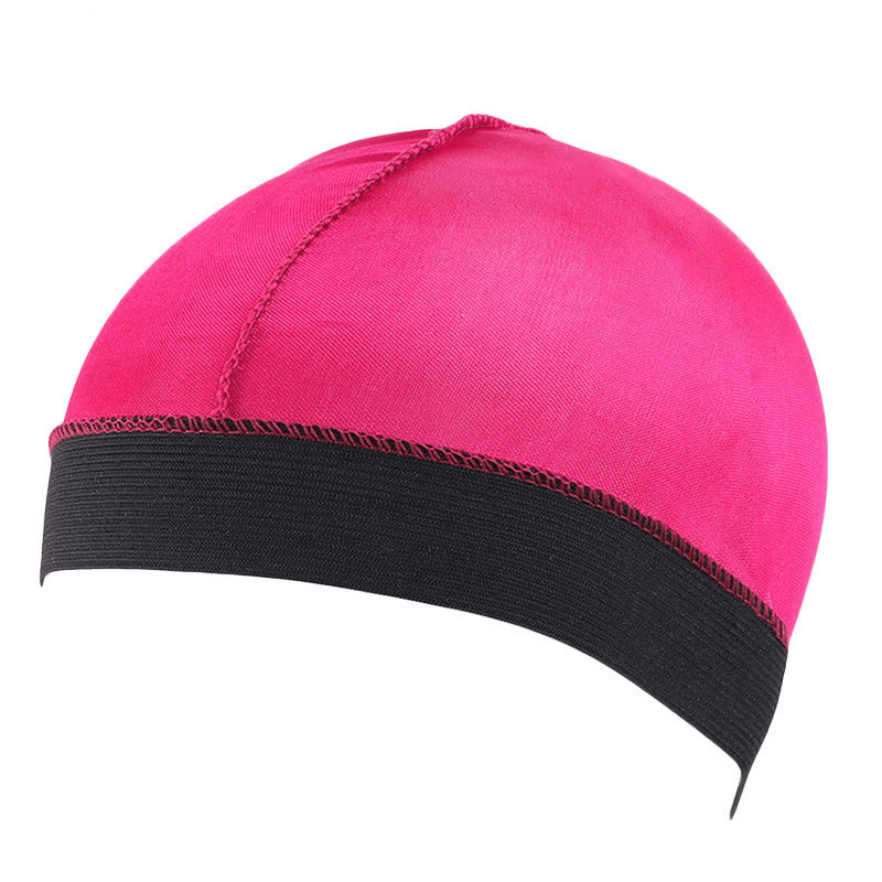 Faux silk night cap elastic headband, view 11 - MRSLM