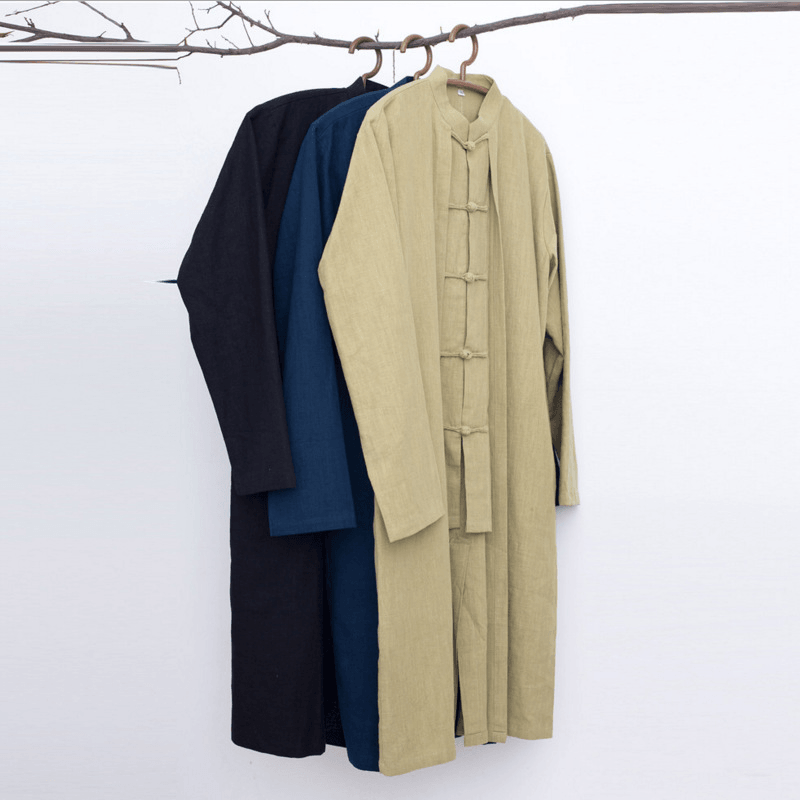 men's loose flax windbreaker, view 5 - MRSLM